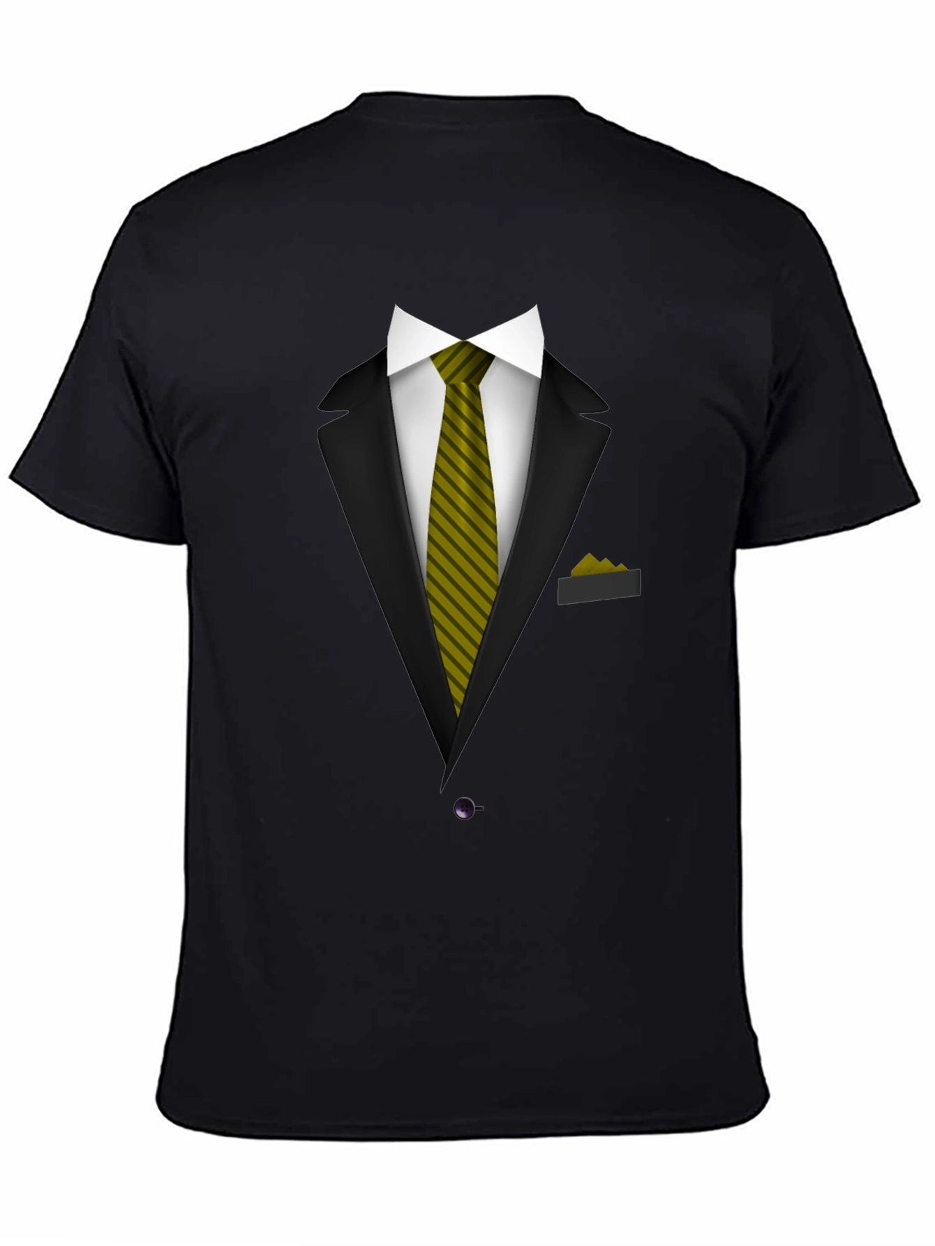 Suit and Tie Graphic Print T-Shirt