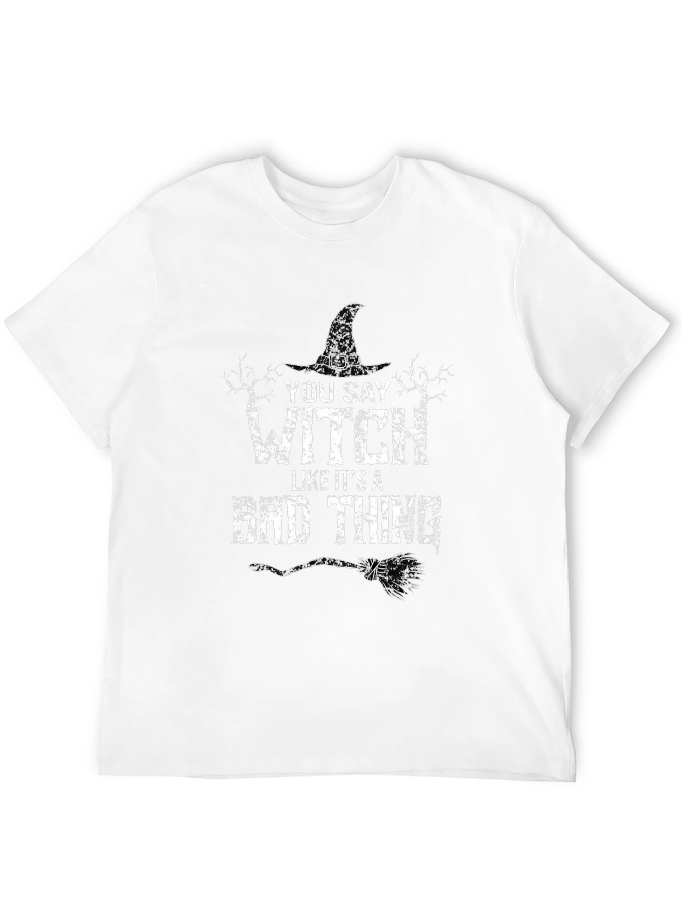 Witch Graphic Tee - Funny Halloween T-Shirt
