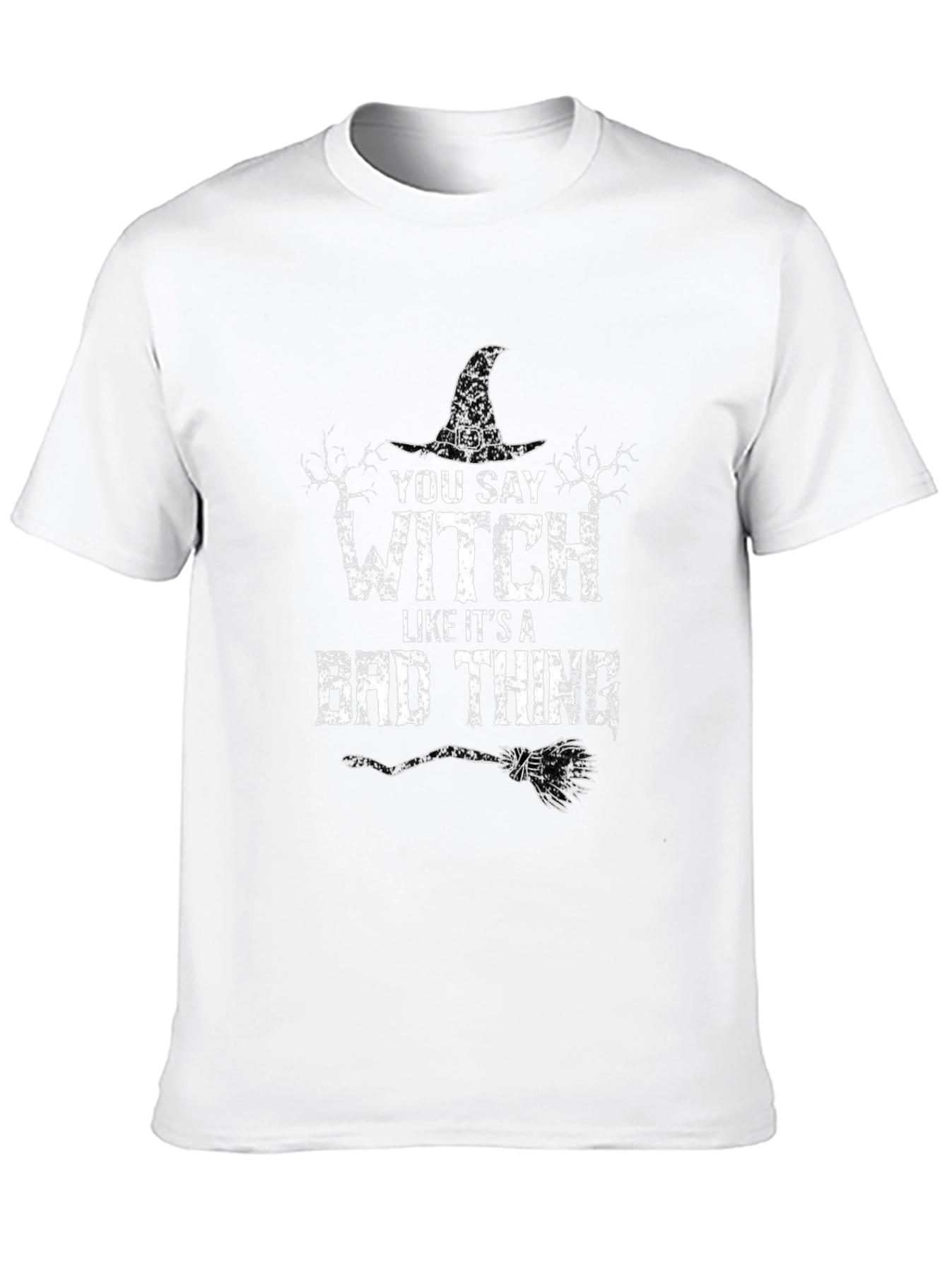 Witch Graphic Tee - Funny Halloween T-Shirt