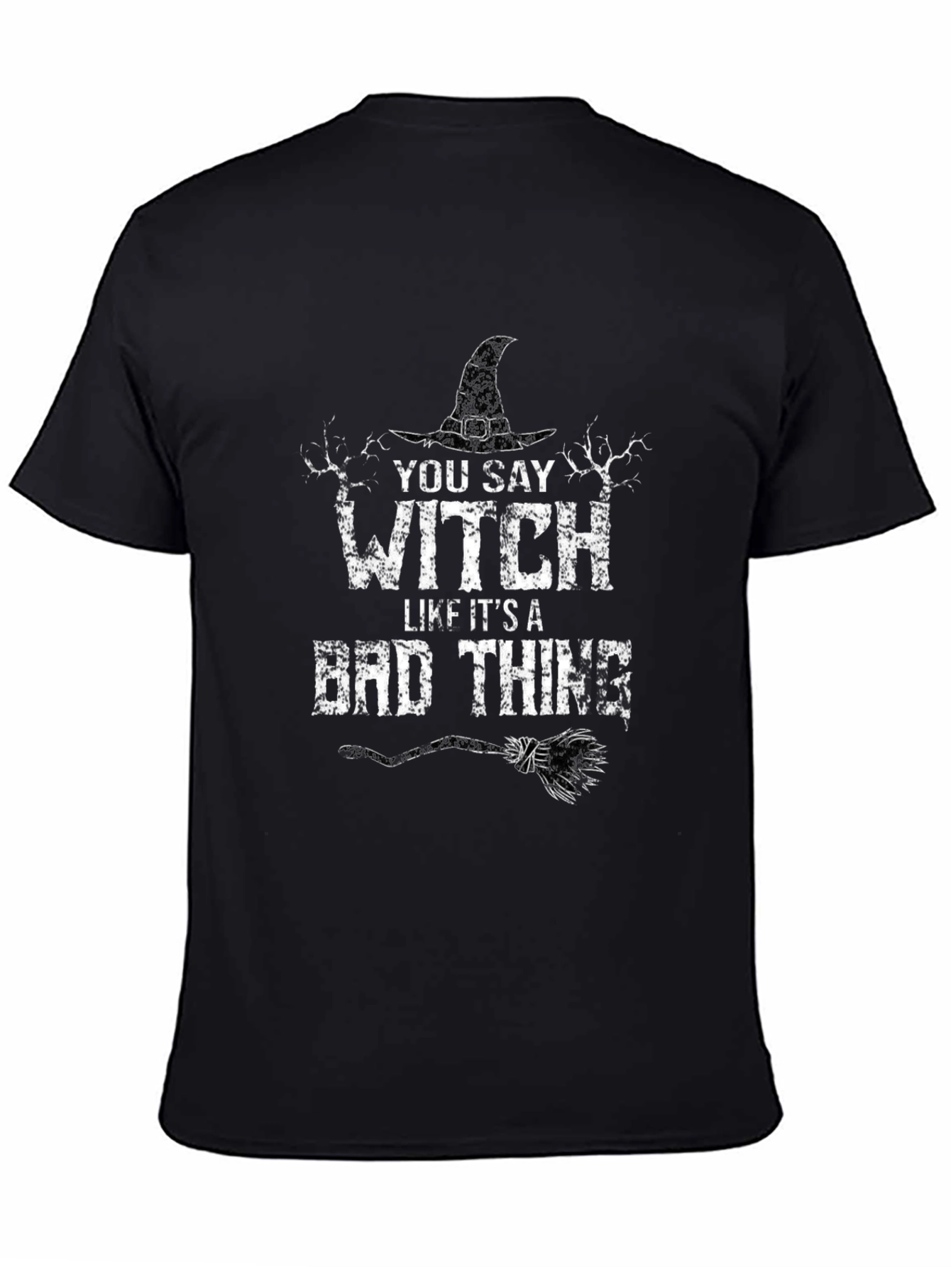 Witch Graphic Tee - Funny Halloween T-Shirt