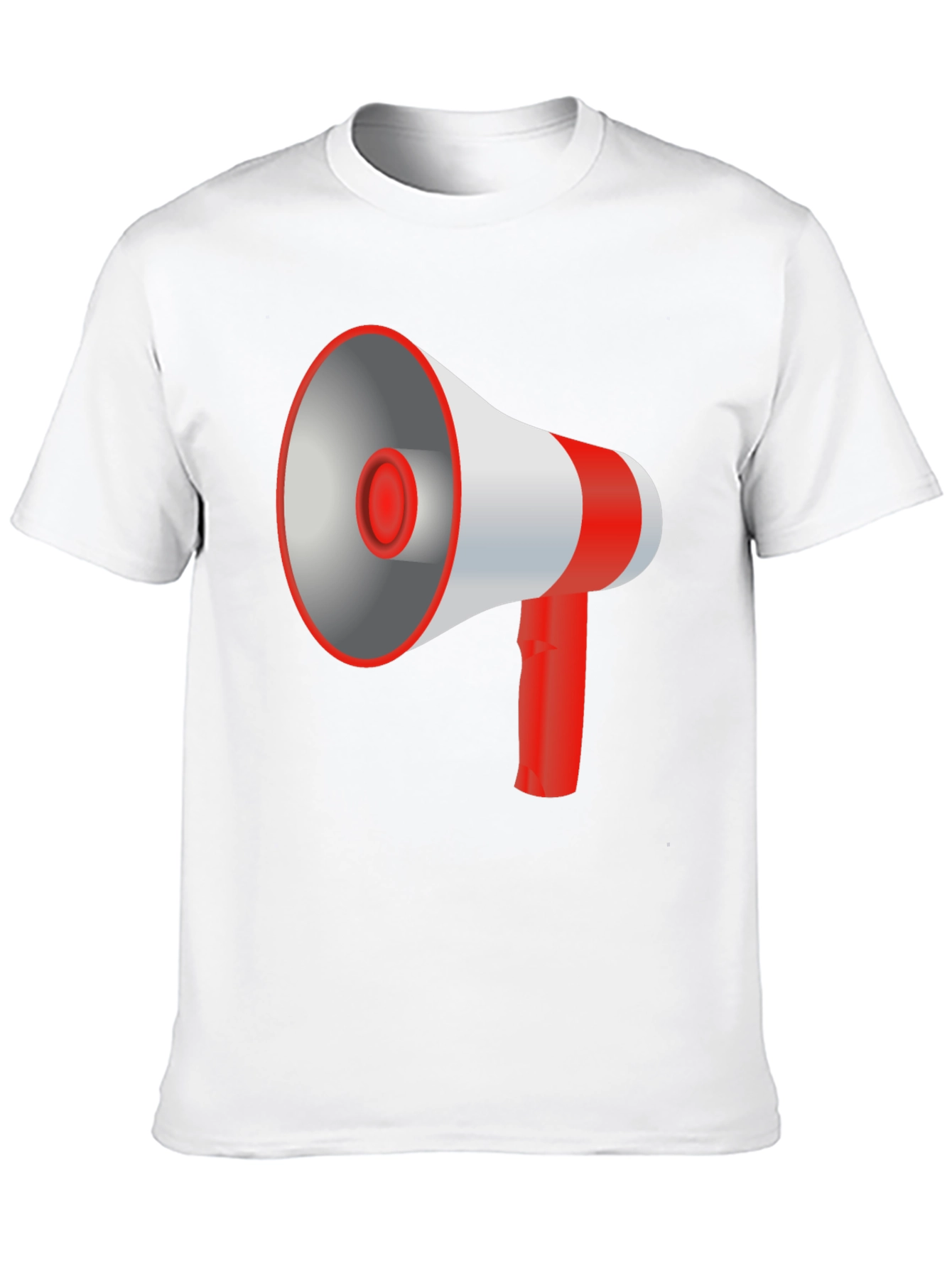 Megaphone Graphic Black T-Shirt