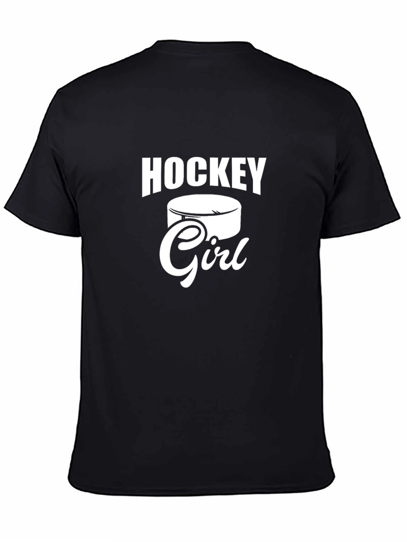 Hockey Girl Graphic T-Shirt - Sporty Casual Tee