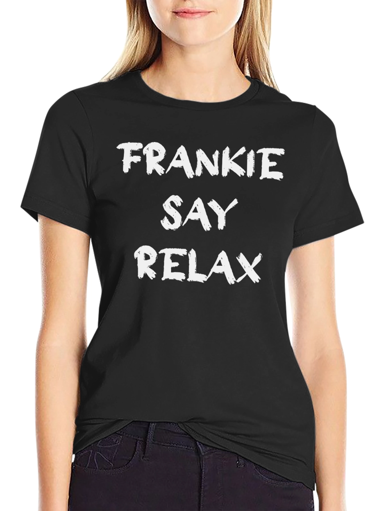Frankie Say Relax Black T-Shirt
