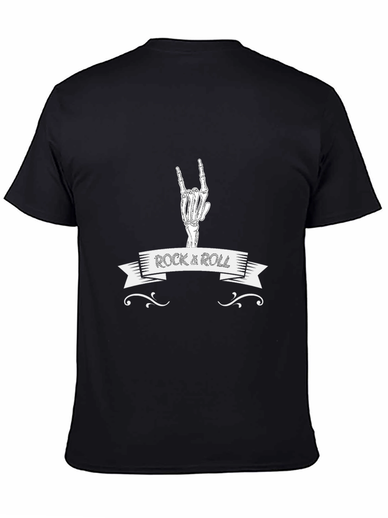 Rock & Roll Skeleton Hand T-Shirt