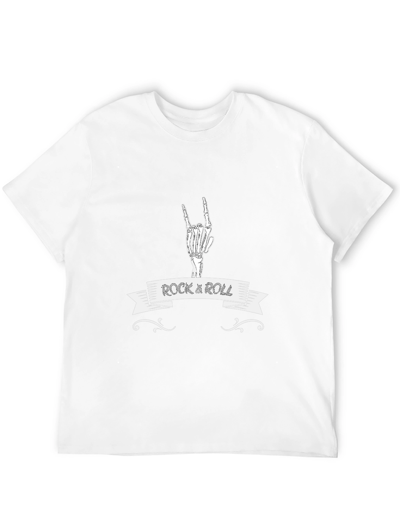 Rock & Roll Skeleton Hand T-Shirt
