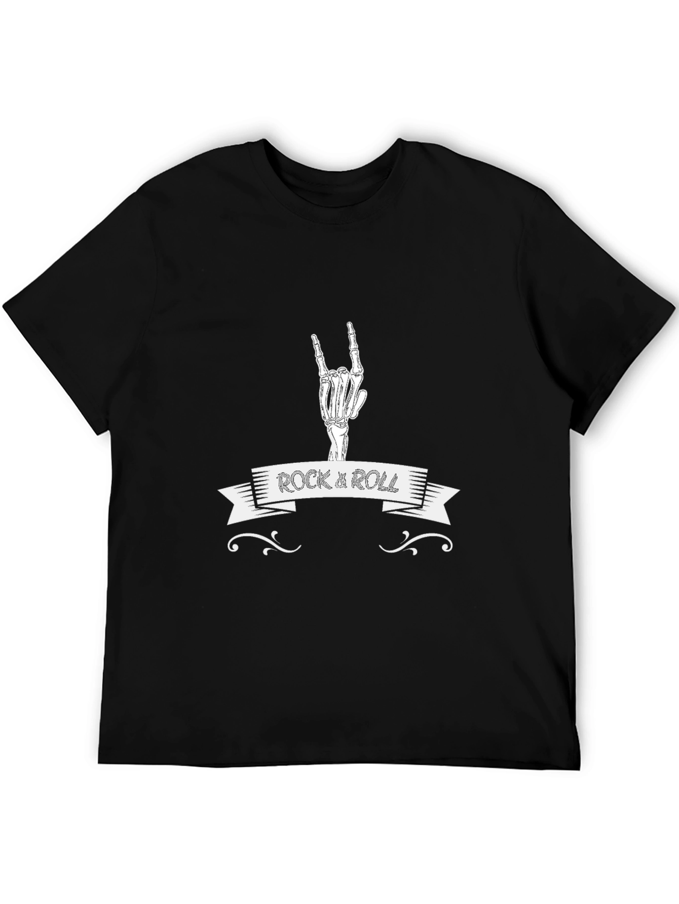 Rock & Roll Skeleton Hand T-Shirt