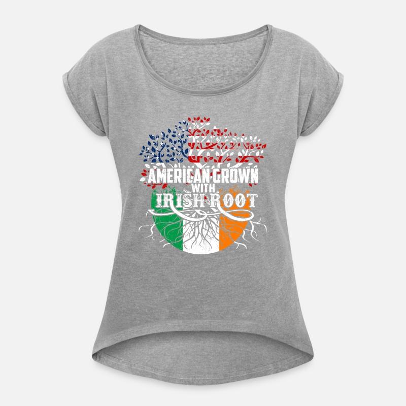 St Patricks Day Flag American Irish Root Tree