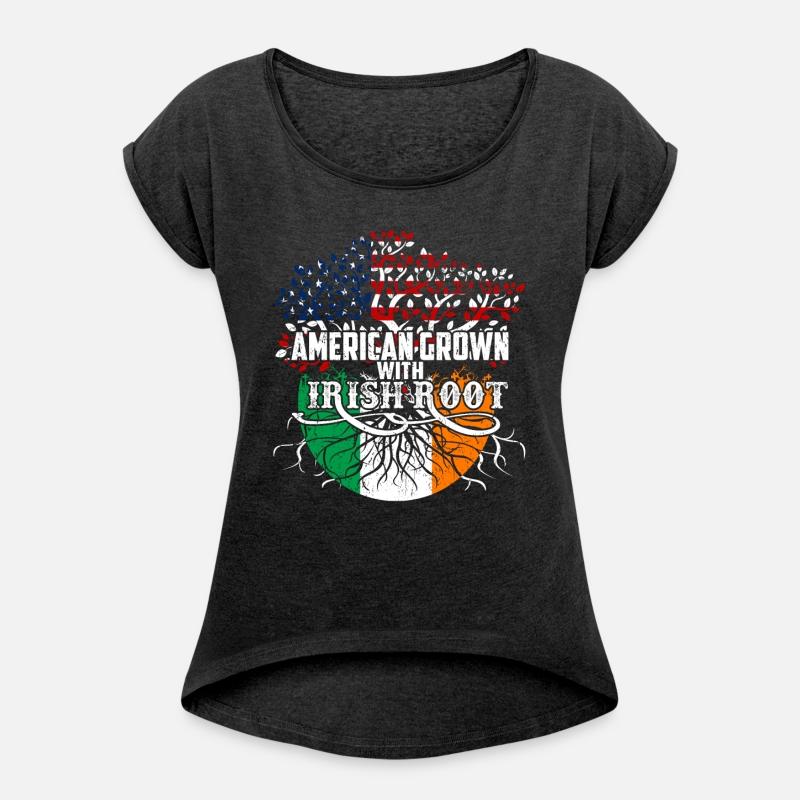 St Patricks Day Flag American Irish Root Tree