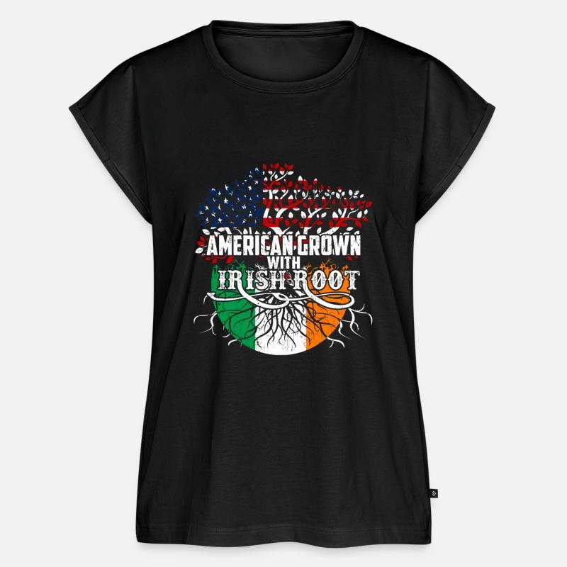 St Patricks Day Flag American Irish Root Tree