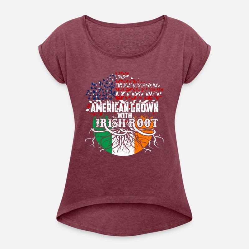 St Patricks Day Flag American Irish Root Tree