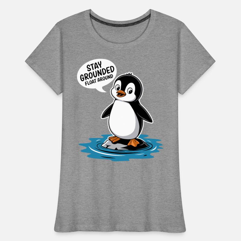 Stay Grounded Float Around Mindfulness Penguin