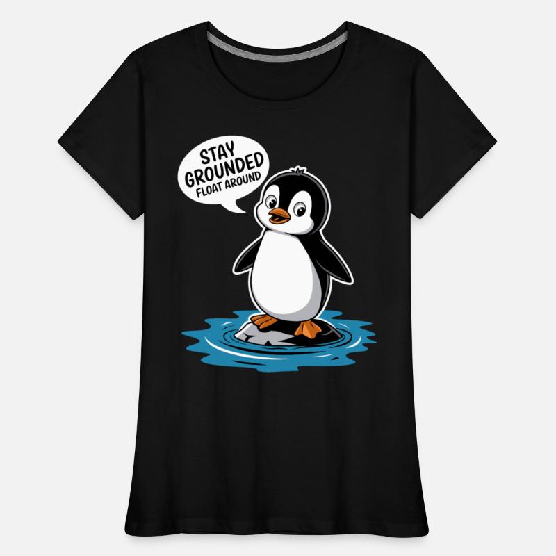 Stay Grounded Float Around Mindfulness Penguin