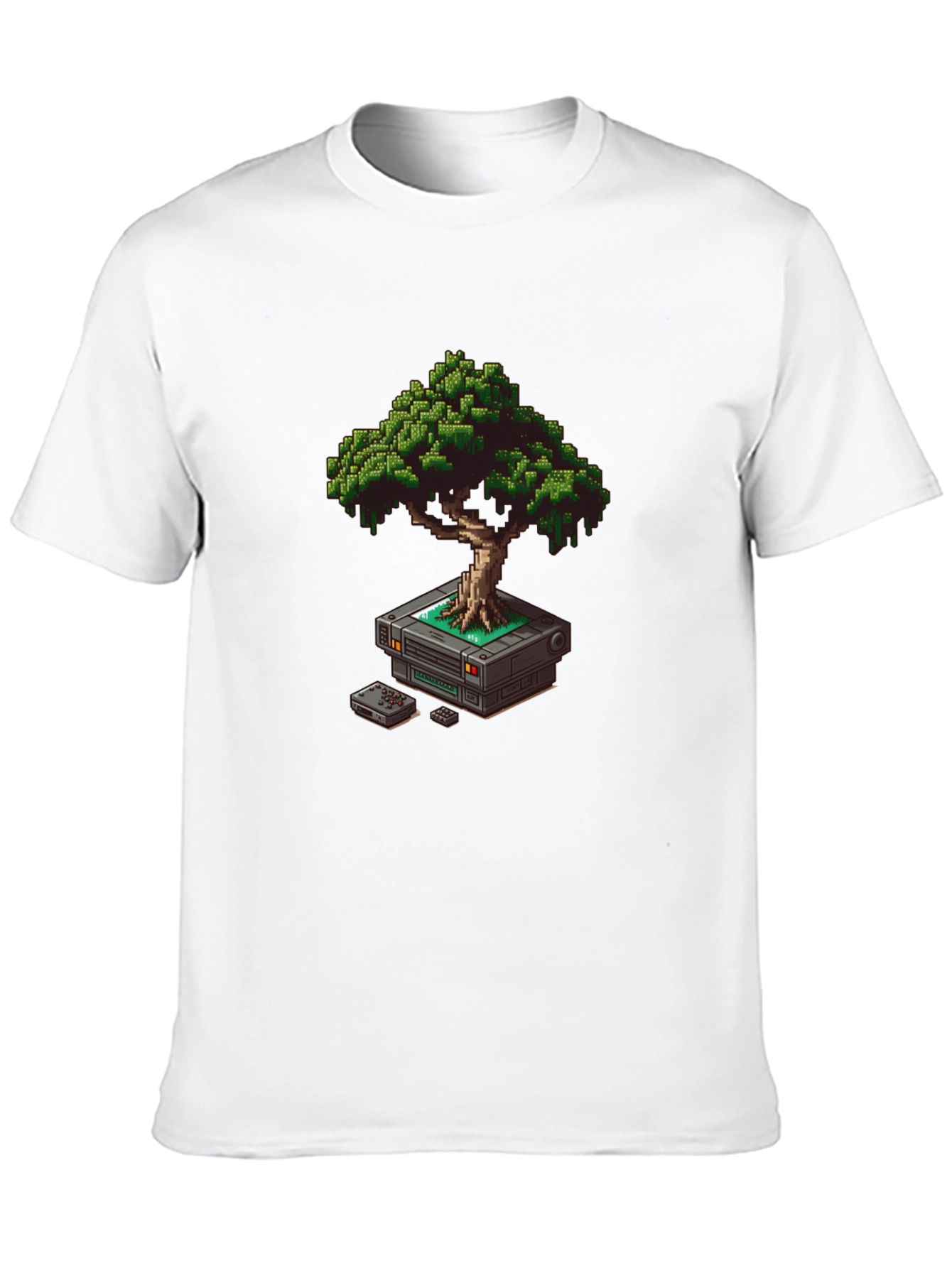 Pixel Art Bonsai Tree T-Shirt