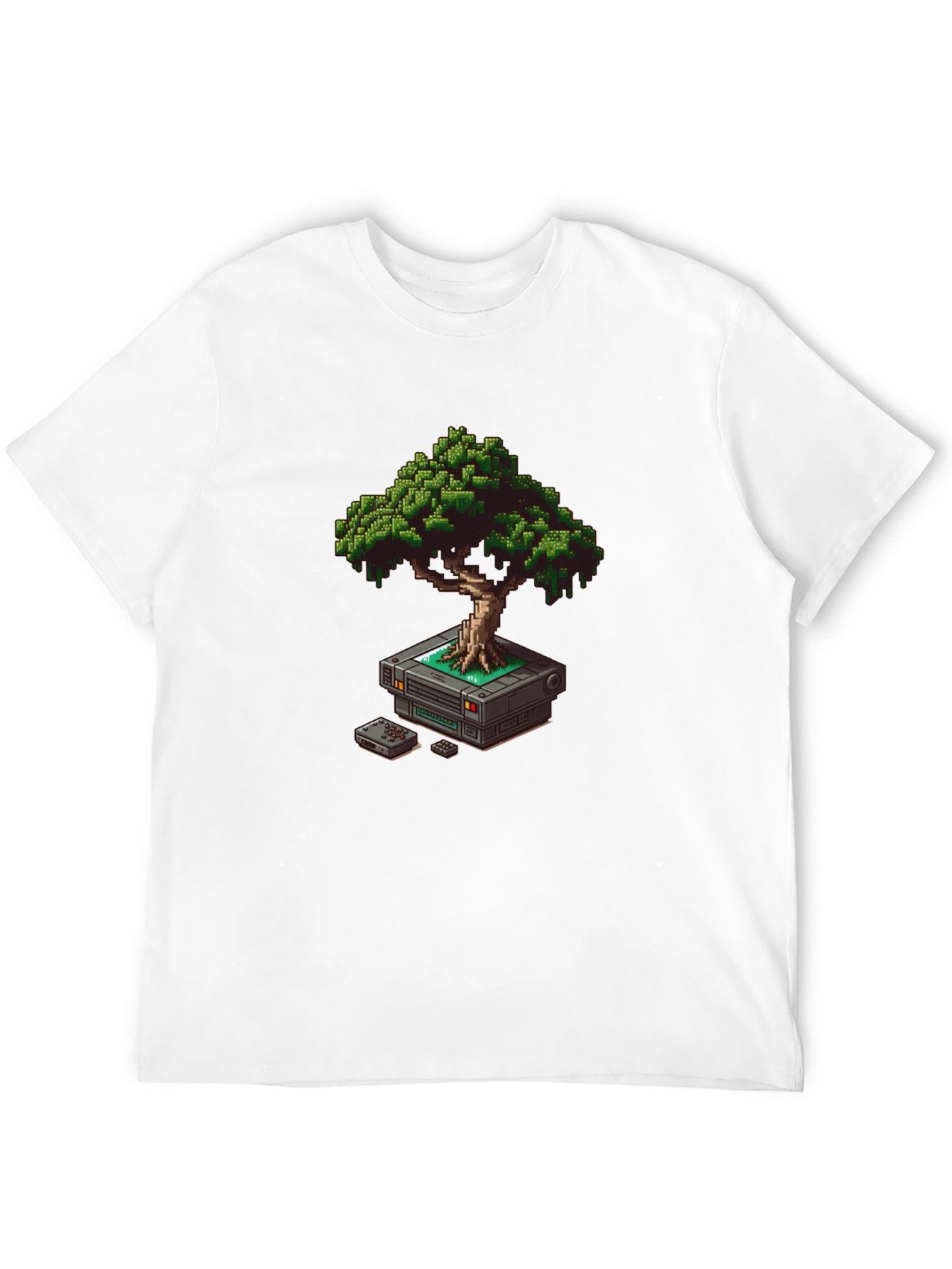 Pixel Art Bonsai Tree T-Shirt