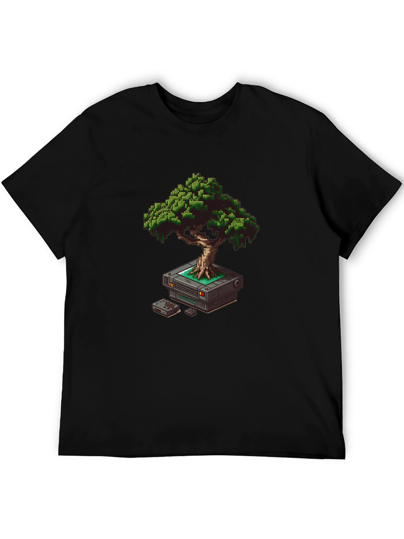 Pixel Art Bonsai Tree T-Shirt