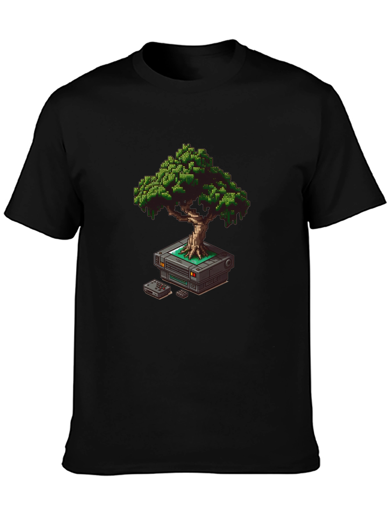 Pixel Art Bonsai Tree T-Shirt