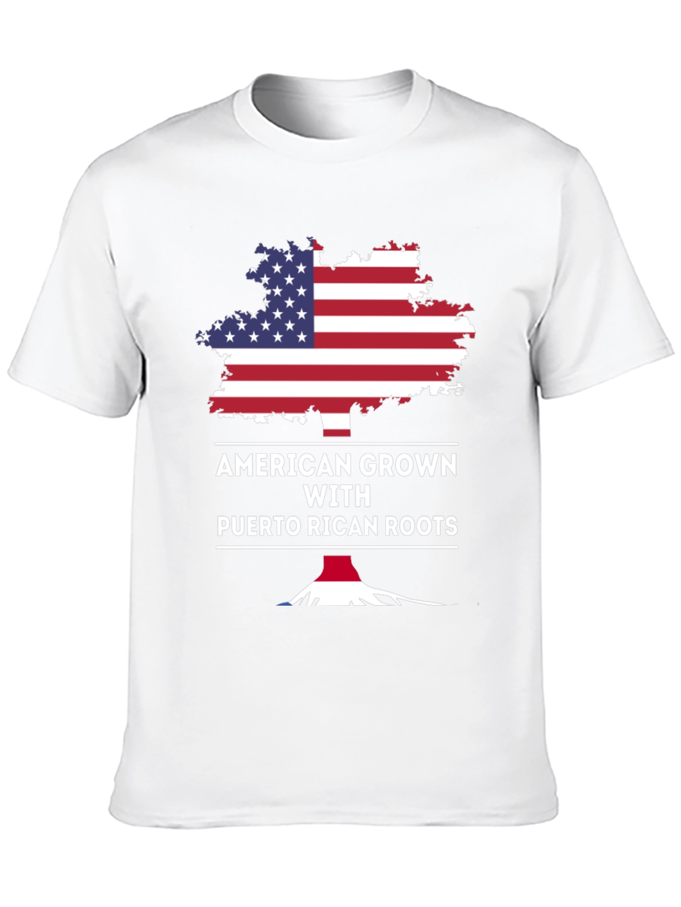 American Grown Puerto Rican Roots T-Shirt