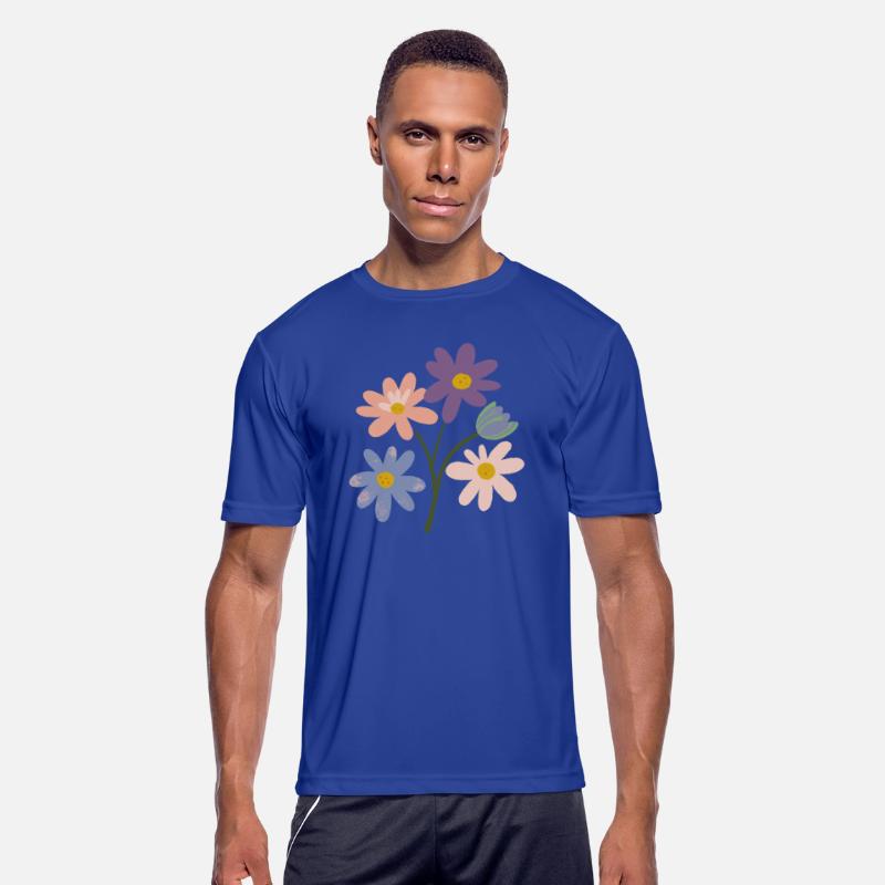 subtle bi pride flowers