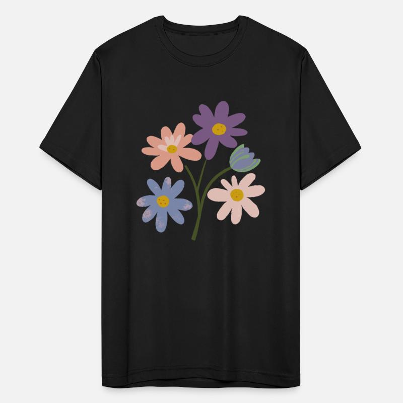 subtle bi pride flowers