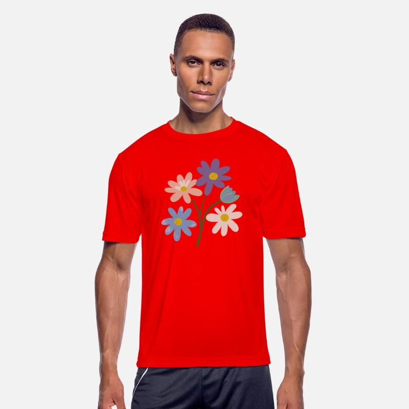 subtle bi pride flowers
