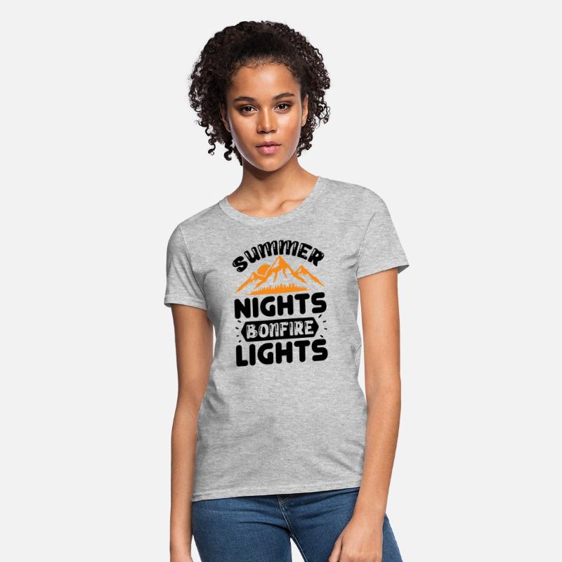 Summer nights bonfire lights