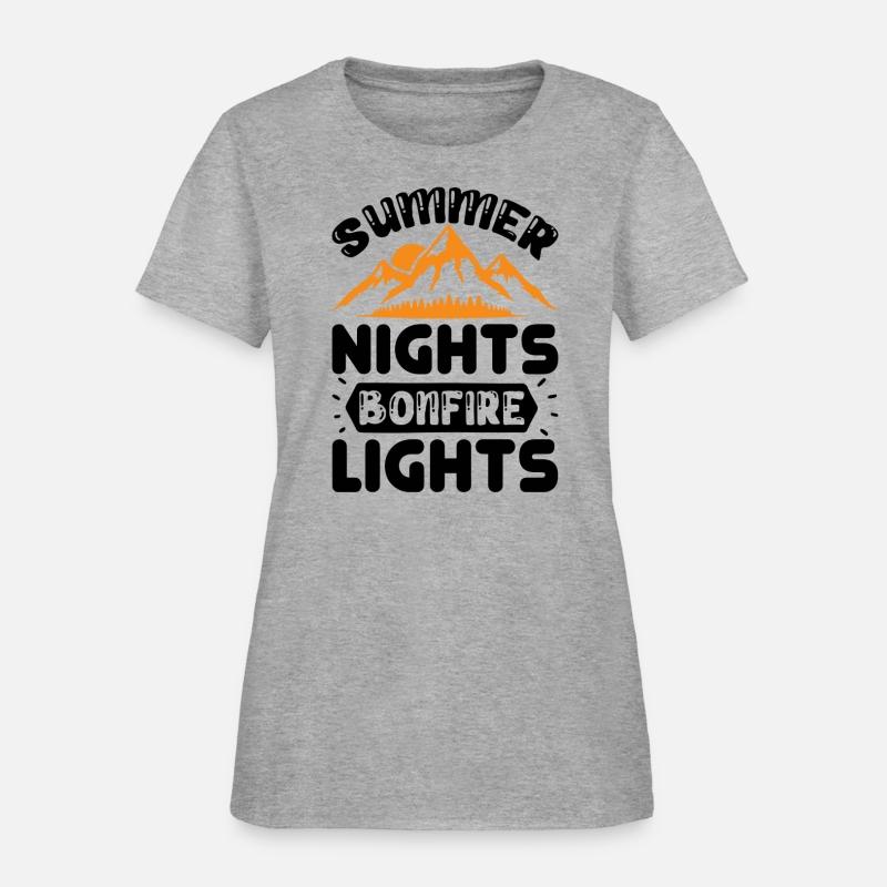 Summer nights bonfire lights