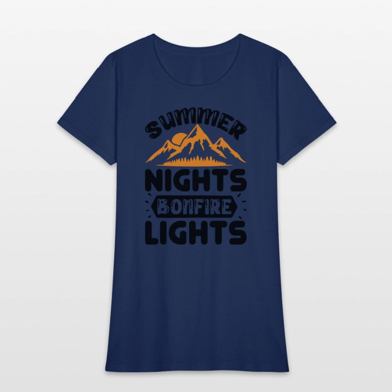 Summer nights bonfire lights