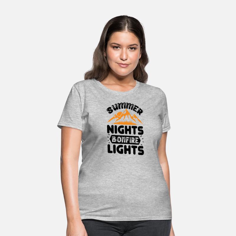 Summer nights bonfire lights