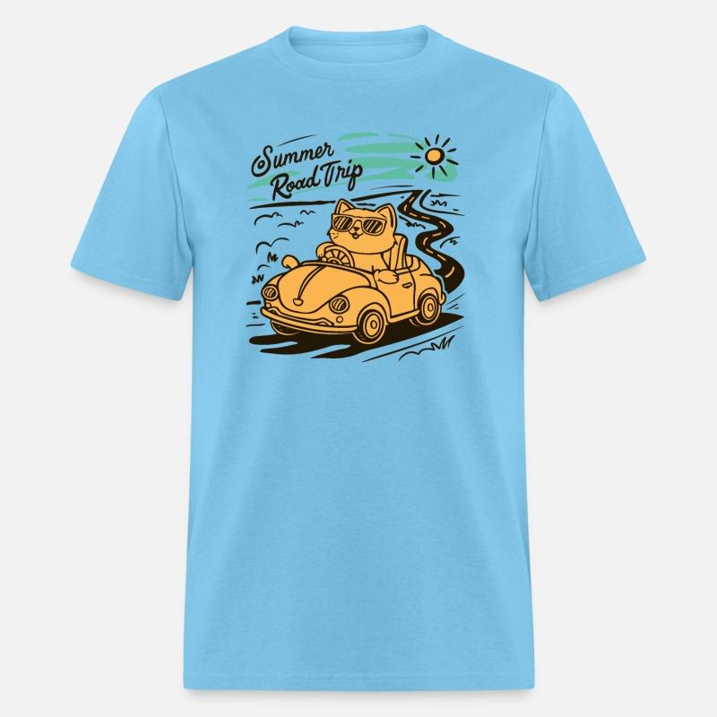 Summer Road Trip Vacation Cat lover Gift