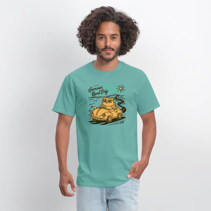 Summer Road Trip Vacation Cat lover Gift