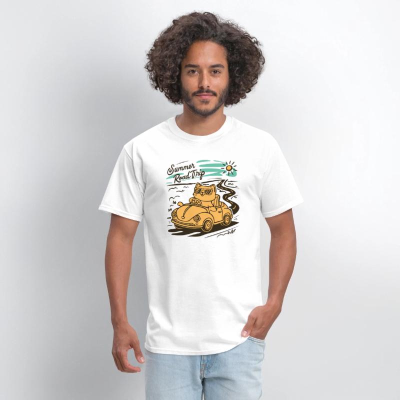 Summer Road Trip Vacation Cat lover Gift