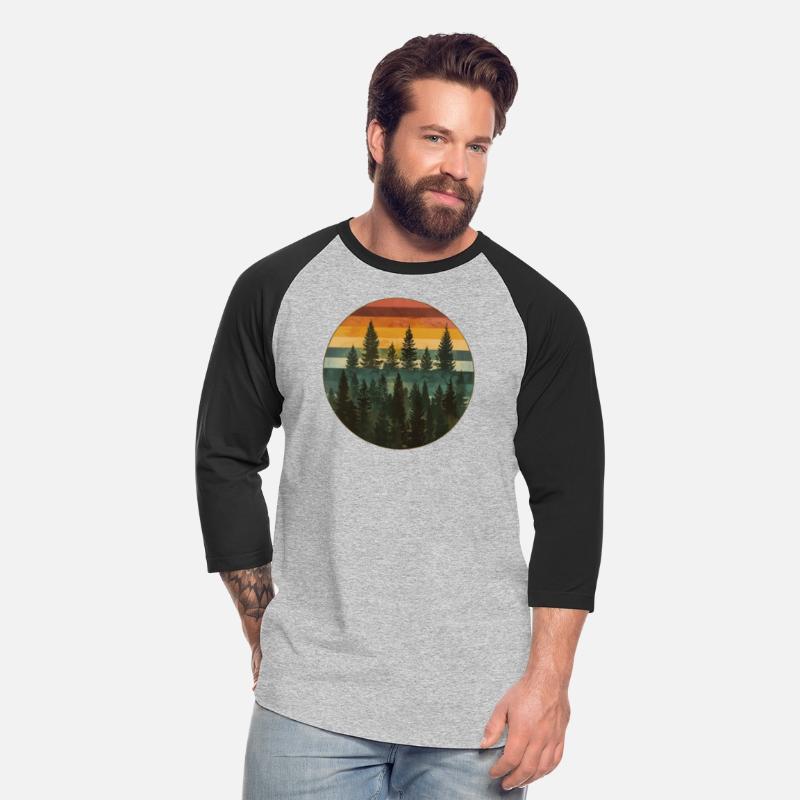 Sunset Forest Nature Outdoors Retro 80s Vibe 6