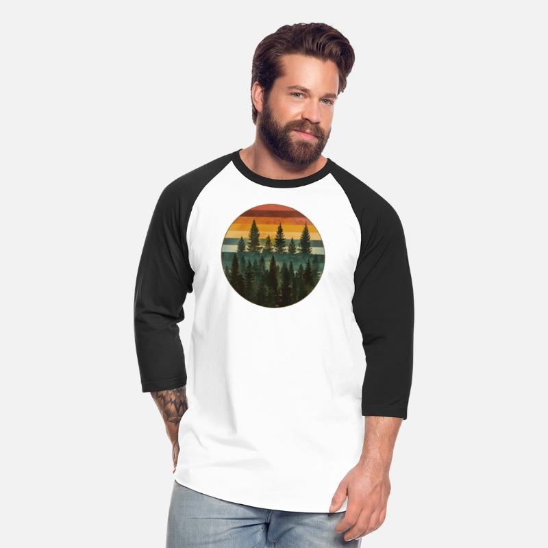 Sunset Forest Nature Outdoors Retro 80s Vibe 6