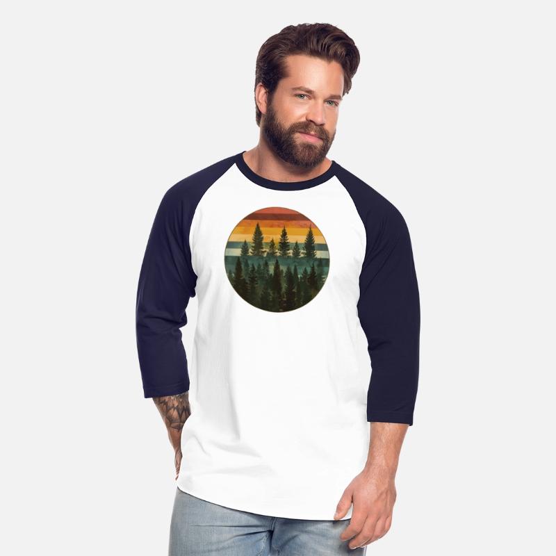Sunset Forest Nature Outdoors Retro 80s Vibe 6
