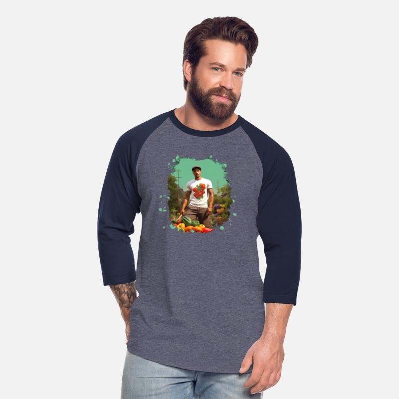 Sustainably sourced Latin male garden shirt