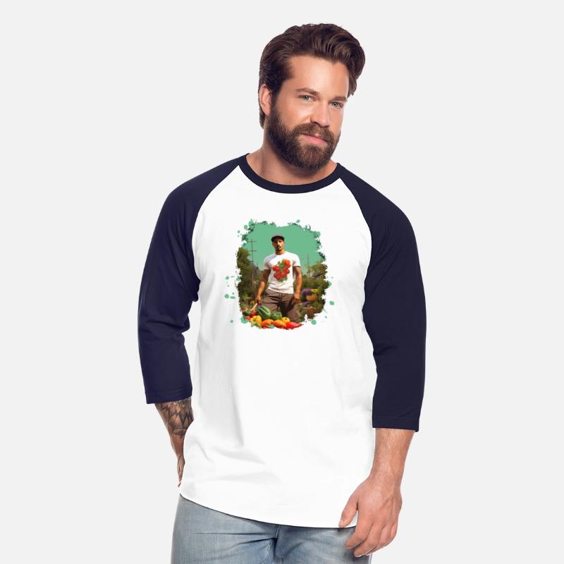 Sustainably sourced Latin male garden shirt