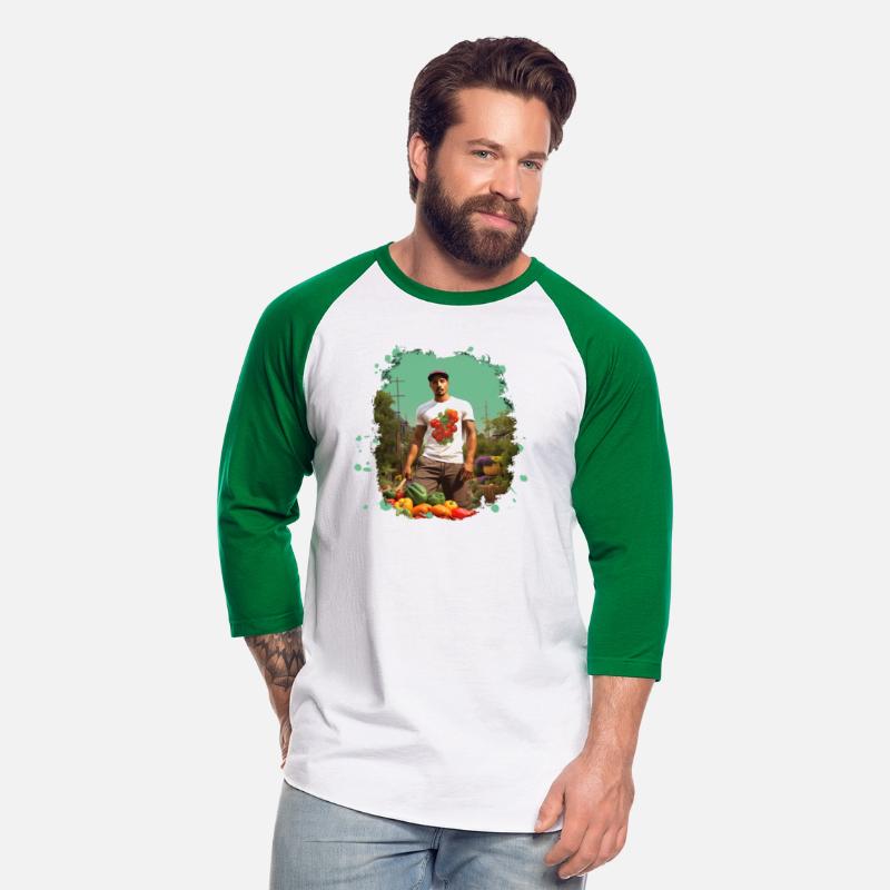 Sustainably sourced Latin male garden shirt