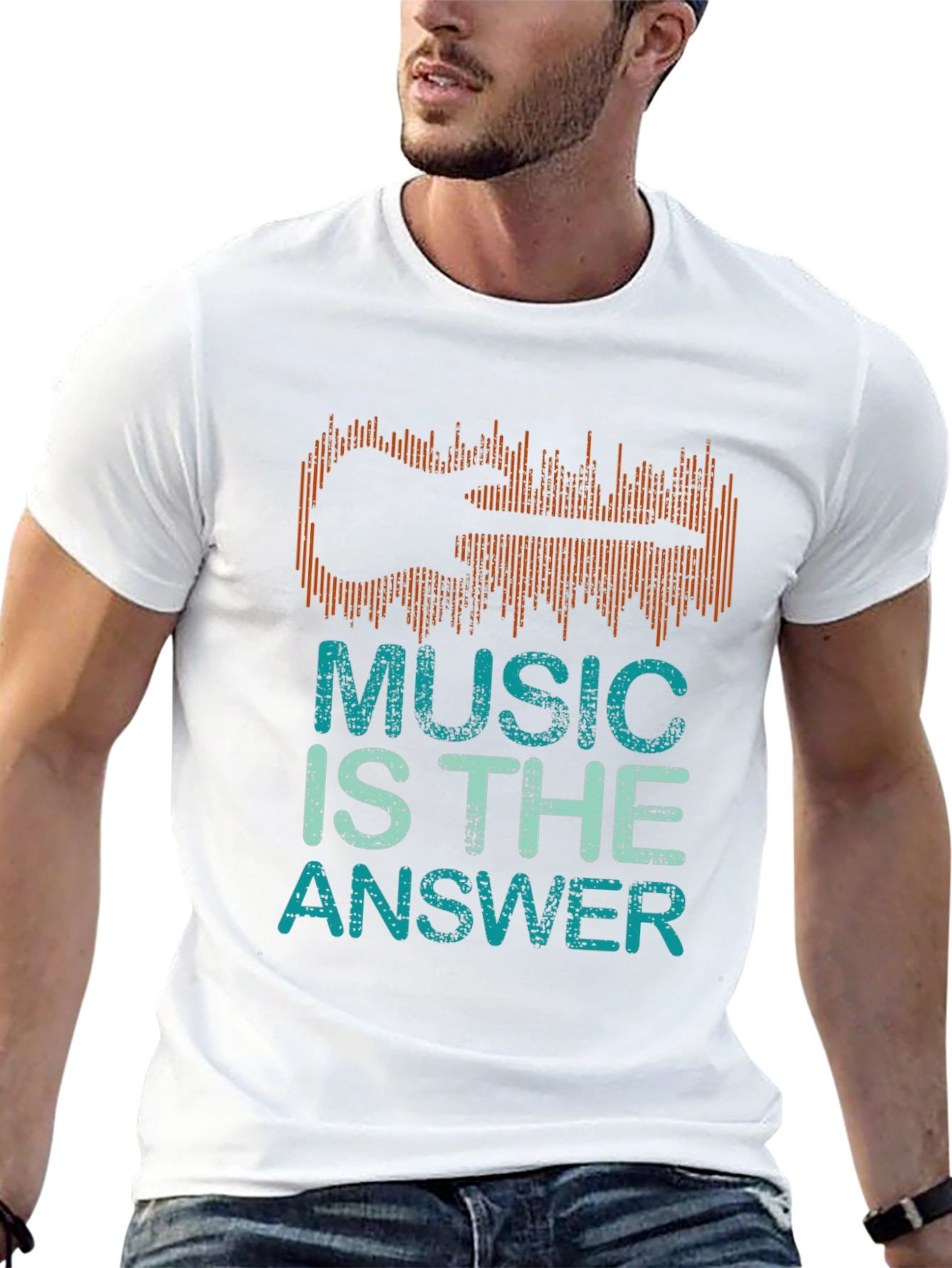 Music Is The Answer Graphic T-Shirt