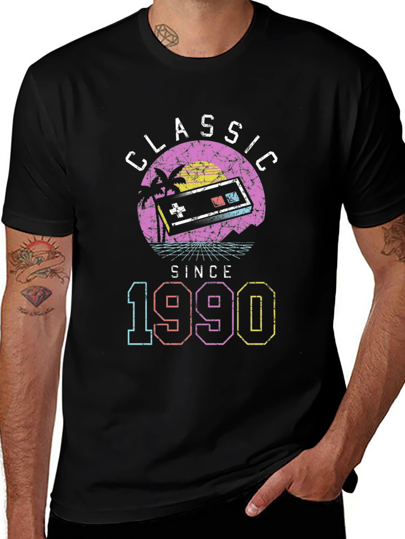 Classic Since 1990 Retro Gaming T-Shirt