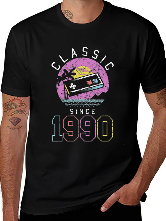 Classic Since 1990 Retro Gaming T-Shirt