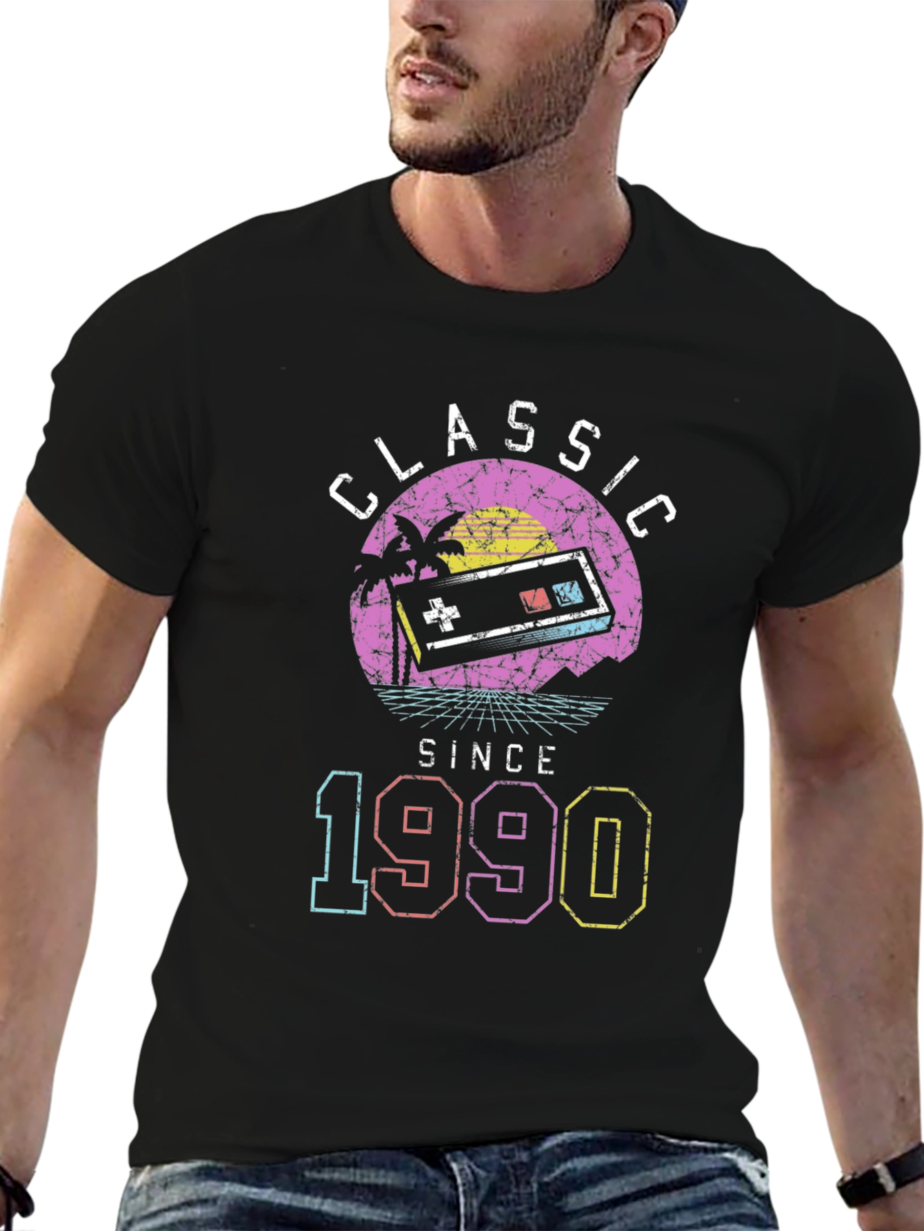 Classic Since 1990 Retro Gaming T-Shirt