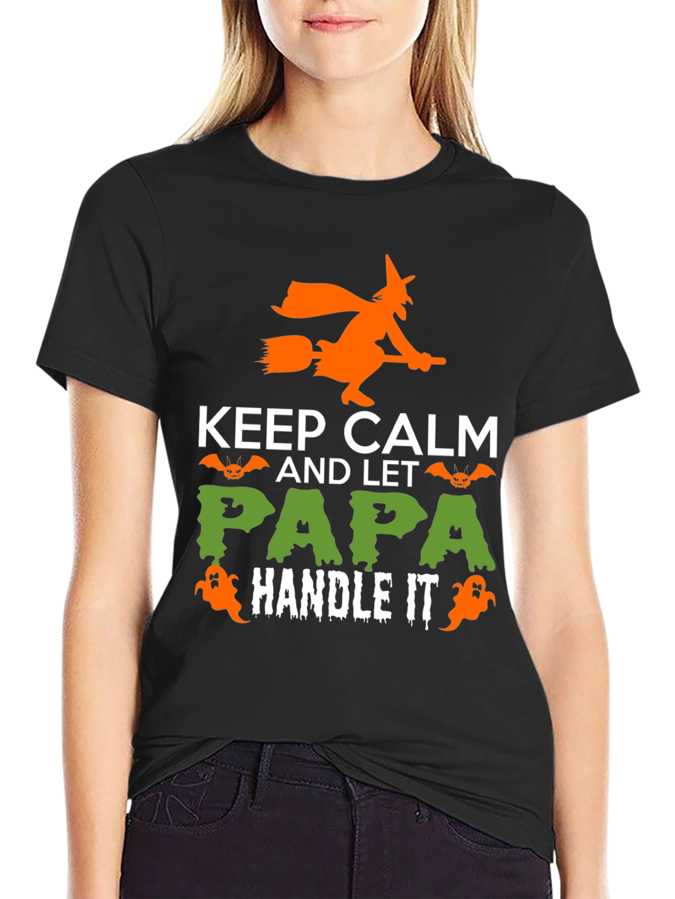 Keep Calm Halloween Papa T-Shirt