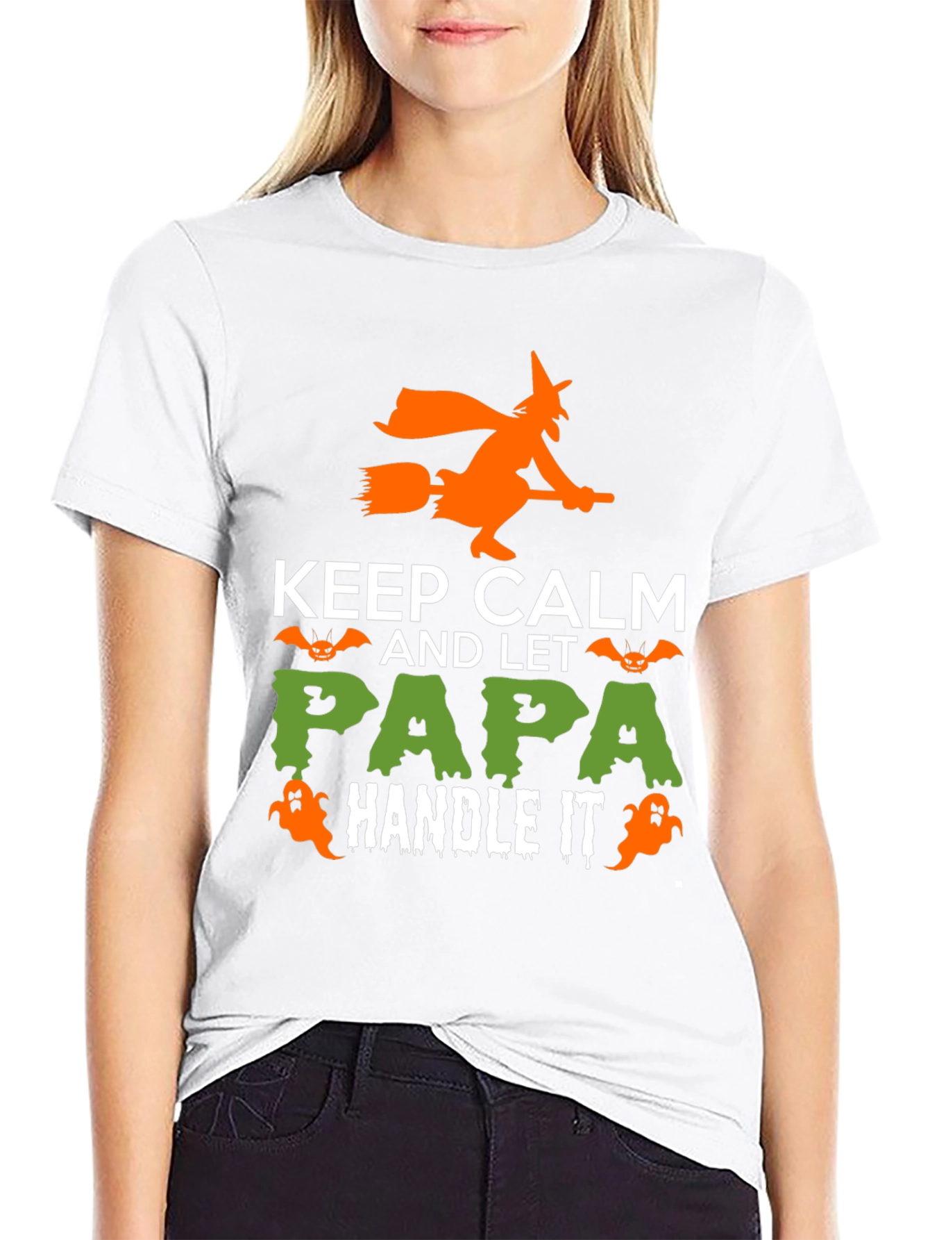Keep Calm Halloween Papa T-Shirt