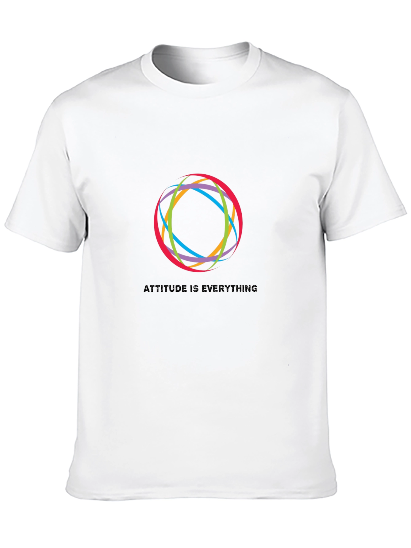 Attitude is Everything Graphic Black T-Shirt