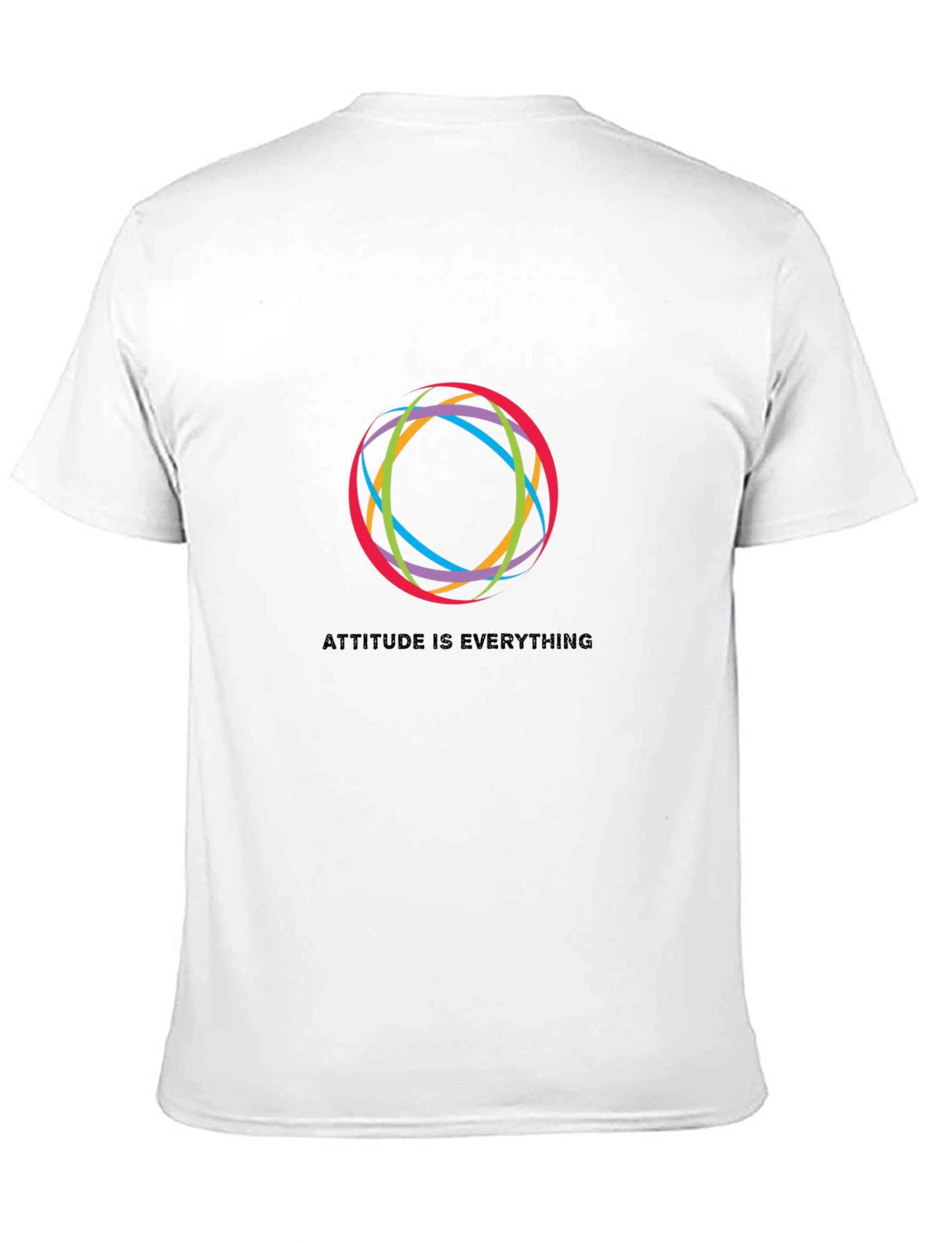 Attitude is Everything Graphic Black T-Shirt