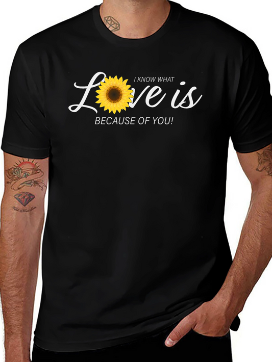 Sunflower Love Graphic T-Shirt
