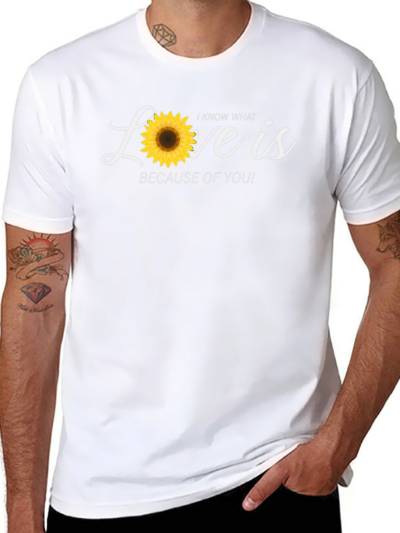 Sunflower Love Graphic T-Shirt