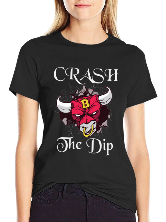 Crash the Dip Bitcoin Bull T-Shirt
