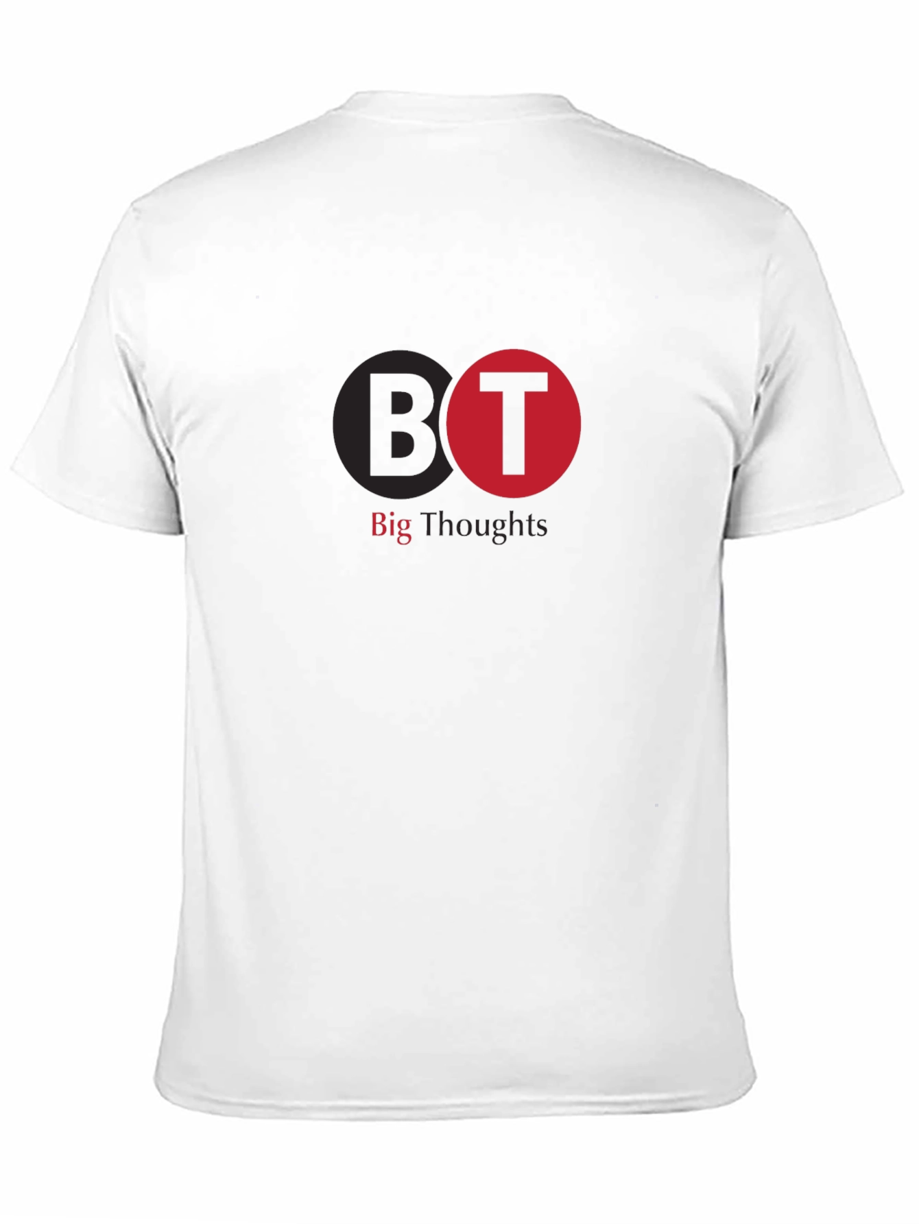Big Thoughts Graphic Tee - Black Cotton T-Shirt