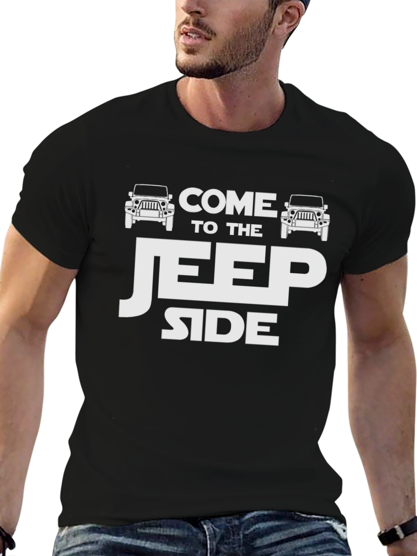 Come To The Jeep Side T-Shirt Black